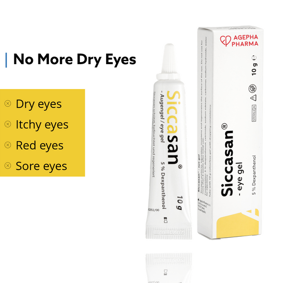 Siccasan eye gel
