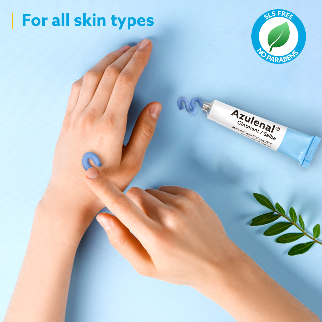 Azulenal Ointment with Guaiazulene for Eczema