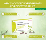 The benefits of Verdauungs including being 100% Natural and Vegan